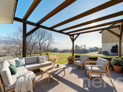 Villa individuelle avec vue dégagée sur les Alpes et le lac image 2