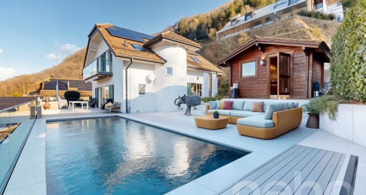 Superbe maison individuelle avec vue panoramique sur le lac à Blonay image 1