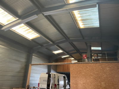 Halle métallique avec charpente métallique image 3