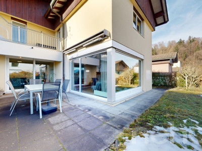 Helles Einfamilienhaus mit Weitsicht, Cheminée und viel Platz image 12