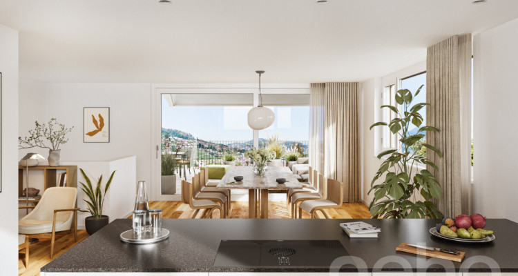 Exklusive Doppelhaushälfte mit Fernsicht in Kriens image 2