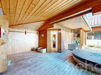 Villa individuelle unique, vue panoramique des Alpes, sauna et jacuzzi image 12