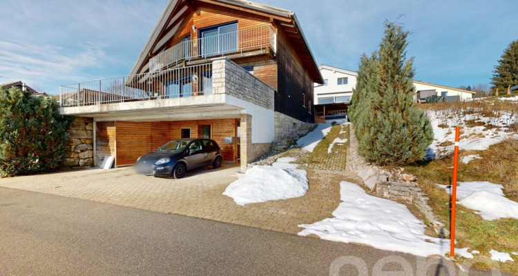 Villa individuelle unique, vue panoramique des Alpes, sauna et jacuzzi image 1