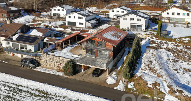 Villa individuelle unique, vue panoramique des Alpes, sauna et jacuzzi image 2