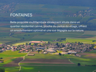 Vivre la tranquillité : propriété multifamiliale moderne au Val-de-Ruz image 1