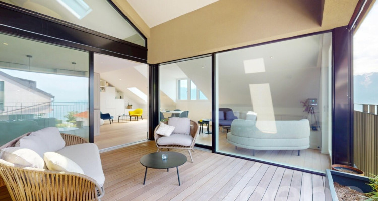 Superbe duplex en attique avec terrasse et vue panoramique image 5