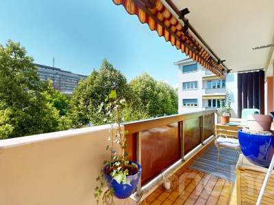 Lausanne CHUV : 2.5 pièces rénové avec balcon plein ouest image 3