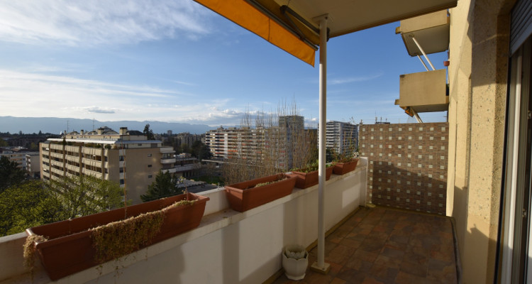 BEL APPARTEMENT MEUBLE AVEC VUE DOMINANTE SUR LE JURA, A THÔNEX image 2