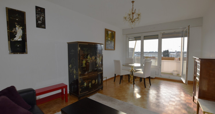 BEL APPARTEMENT MEUBLE AVEC VUE DOMINANTE SUR LE JURA, A THÔNEX image 1