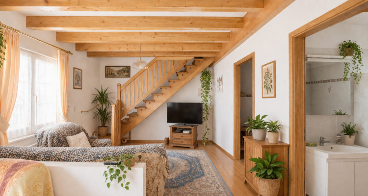 A VENDRE : Au cœur du beau village de Bramois, maison de 4.5 pièces en duplex. image 2