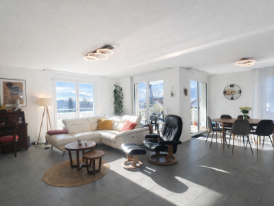 Attique contemporain avec terrasse panoramique et vue imprenable sur les Alpes ? image 8