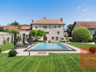 Château dexception du XVI? siècle entièrement rénové ? Propriété de prestige aux portes de Genève image 9