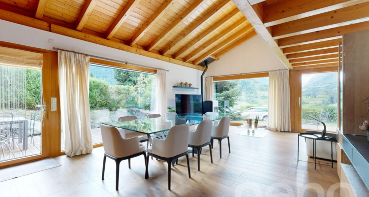 Vollèges - Chalet Familial de Prestige avec Vue Imprenable image 4