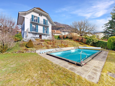 Superbe villa avec piscine et panorama unique sur le lac et les Alpes image 2