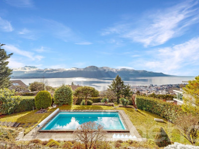 Superbe villa avec piscine et panorama unique sur le lac et les Alpes image 3