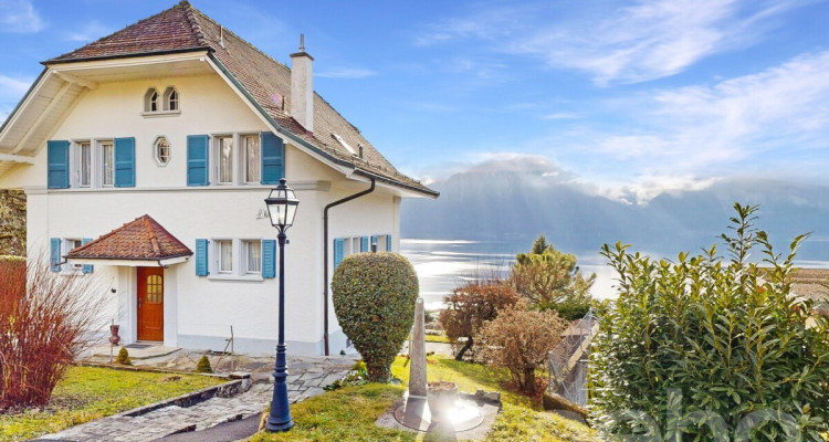 Superbe villa avec piscine et panorama unique sur le lac et les Alpes image 1