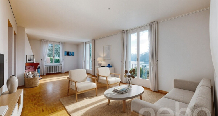 Superbe villa avec piscine et panorama unique sur le lac et les Alpes image 5