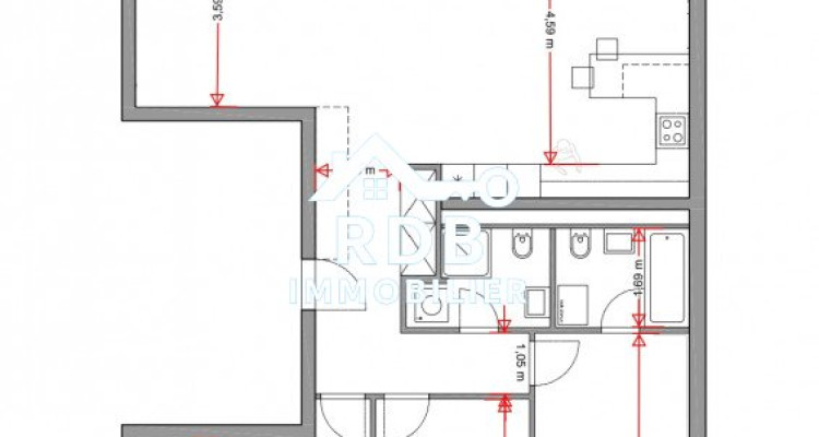 Appartement de 5 pièces au 6ème étage situé à Petit-Lancy 1213 image 1