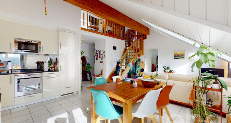 Bien rare à Écublens ? Duplex lumineux de 85 m² avec balcon image 1