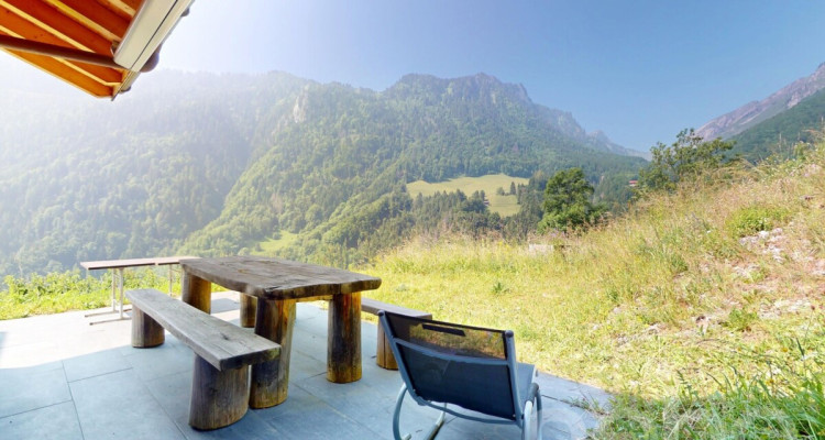 Chalet spacieux à 10 min de Vouvry, en pleine nature image 11