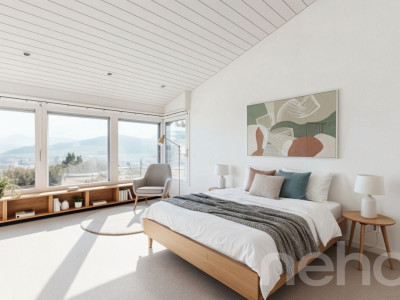 Familienparadies am Südhang mit Weitsicht und Bauland image 5