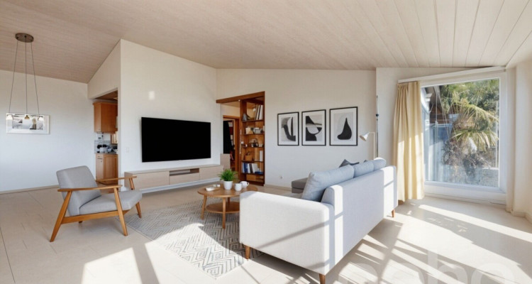 Familienparadies am Südhang mit Weitsicht und Bauland image 2