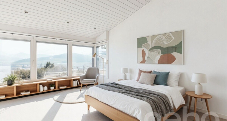 Familienparadies am Südhang mit Weitsicht und Bauland image 5