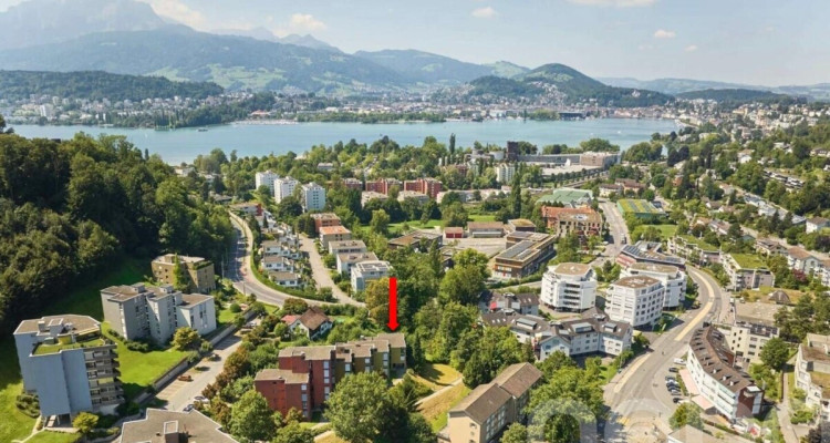 Moderne 4.5-Zimmerwohnung mit Cheminée und Pilatusblick image 12