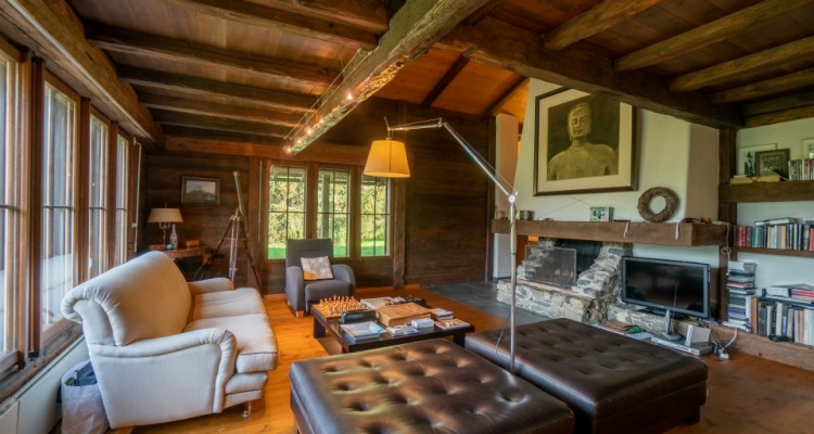 Gryon Immobilier vous propose un joli chalet sans vis à vis proche téléski des Fracherets image 3