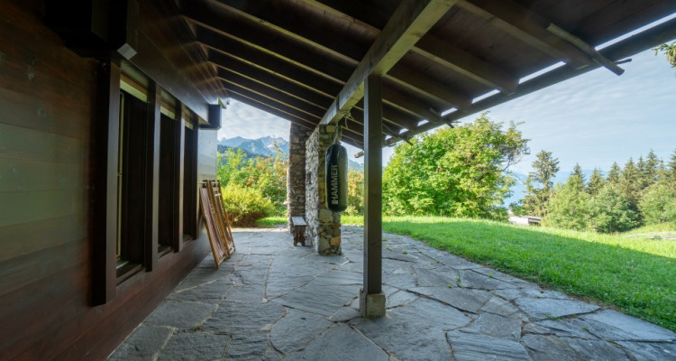 Gryon Immobilier vous propose un joli chalet sans vis à vis proche téléski des Fracherets image 13