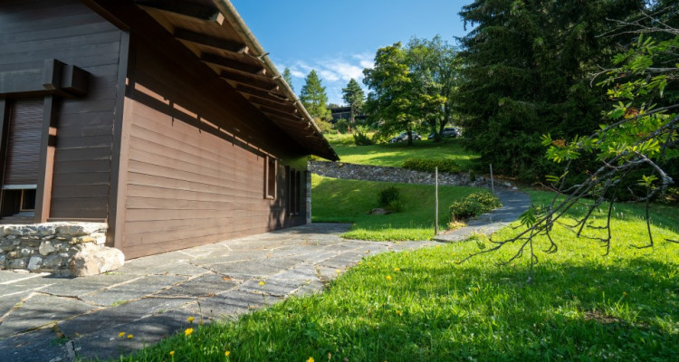 Gryon Immobilier vous propose un joli chalet sans vis à vis proche téléski des Fracherets image 17