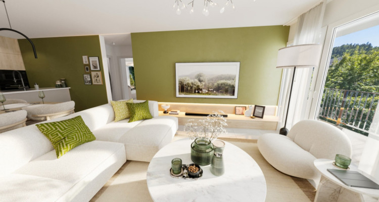 Lumière et espace dans un écrin moderne de 3,5 pièces, 98 m² image 1