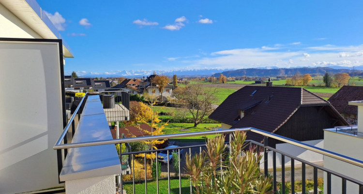 Vue sur les Alpes, lumière et exclusivité : attique contemporain avec terrasse panoramique image 6