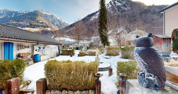 7.5 Zimmer Einfamilienhaus mit Garten und Bergblick image 12