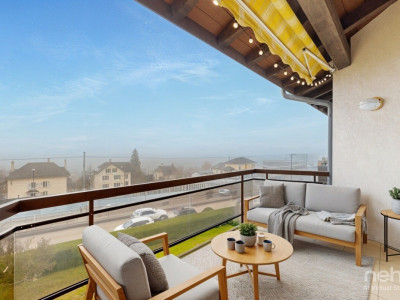 St-Blaise: Grand 5p au dernier étage avec vue sur le lac image 10