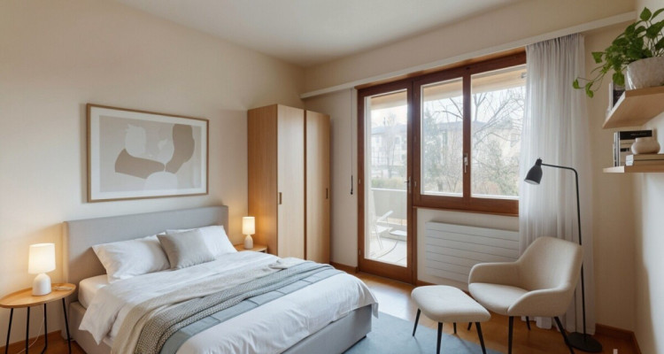 Appartement 4.5 pièces plein sud avec vue dominante et cadre verdoyant image 4