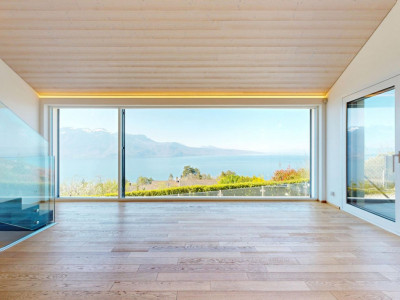 Villa contemporaine dexception à St-Saphorin (Lavaux) – Vue lac panoramique image 3