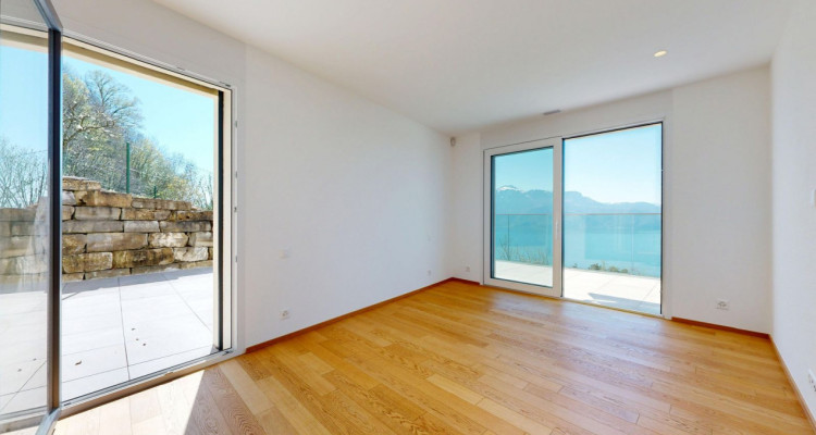 Villa contemporaine dexception à St-Saphorin (Lavaux) – Vue lac panoramique image 7