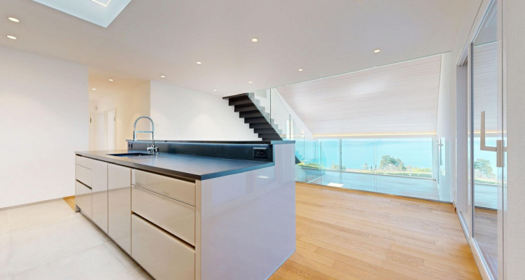 Villa contemporaine dexception à St-Saphorin (Lavaux) – Vue lac panoramique image 4