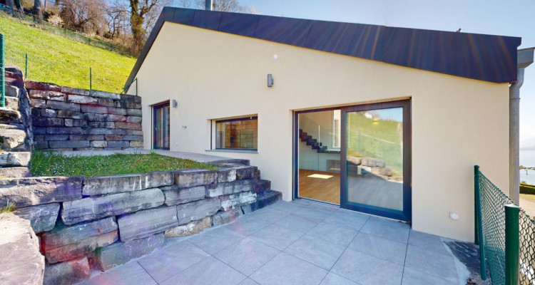 Villa contemporaine dexception à St-Saphorin (Lavaux) – Vue lac panoramique image 11