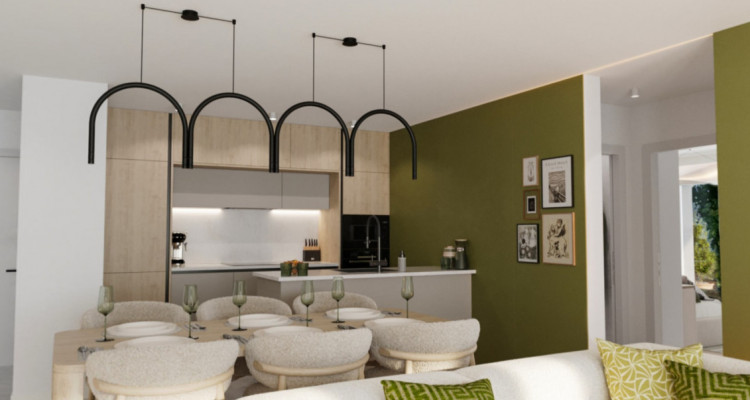 Lumière et espace dans un écrin moderne de 3,5 pièces, 98 m² image 3