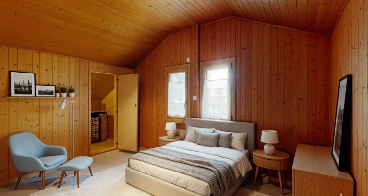 Une opportunité rare : chalet spacieux à fort potentiel à Genolier image 12