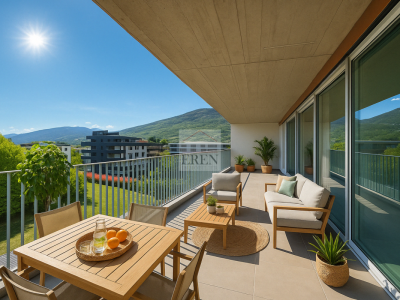 Lumineux Attique 4 pièces vitrés avec balcon-terrasse en angle de 45m2 et finition de qualité image 1