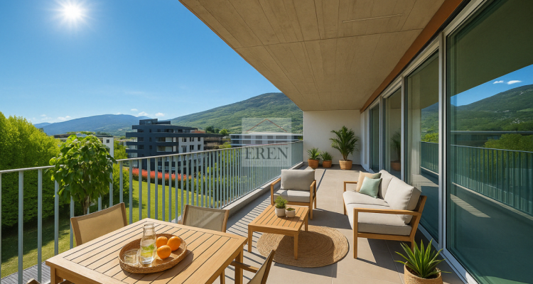 Lumineux Attique 4 pièces vitrés avec balcon-terrasse en angle de 45m2 et finition de qualité image 1