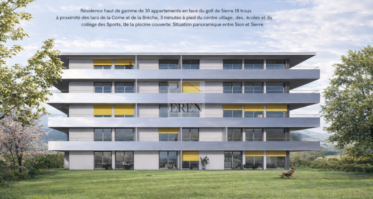 Appartement 3,5 pièces avec grand terrasse sud-est au 2ème étage à Grône image 13