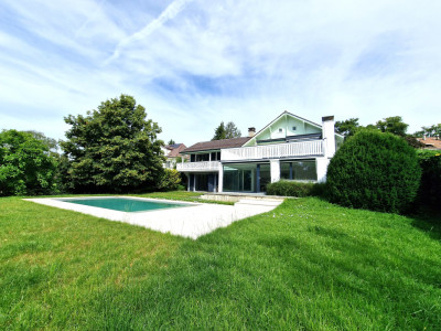 Villa Azur, magnifique piscine et jardin, pompe à chaleur, Bellevue image 3