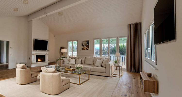 Villa Azur, magnifique piscine et jardin, pompe à chaleur, Bellevue image 6