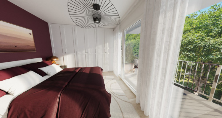 Bel appartement cosy de 2.5 pièces 66 m² avec spacieux balcon image 3