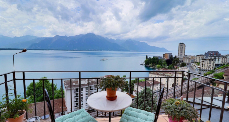 Superbe appartement en viager occupé sans rente Vue Exceptionnelle sur le Lac à Territet (VD) image 1