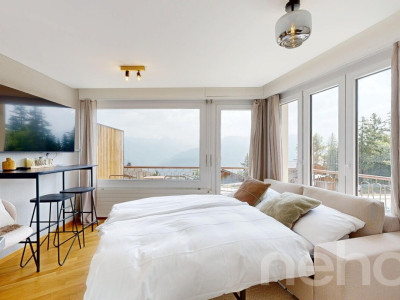Superbe studio ensoleillé à Crans-Montana image 3
